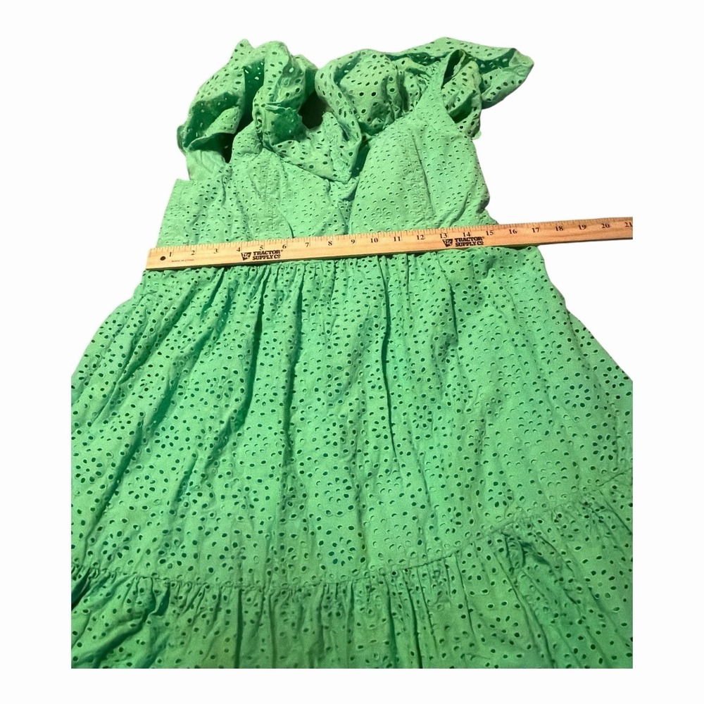 $238 Lilly Pulitzer ASTERIA DRESS Cabana Green Daisy Dreams EYELET 8 Dress - Picture 9 of 16